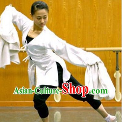 Ancient Chinese White Water Sleeve Blouse