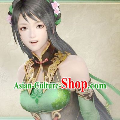 Ancient Chinese Style Black Long Wig for Women