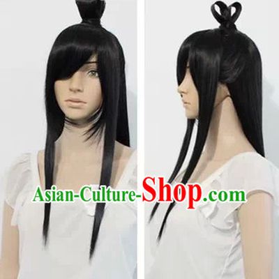 Ancient Chinese Hero Xiang Yu Style Long Wig
