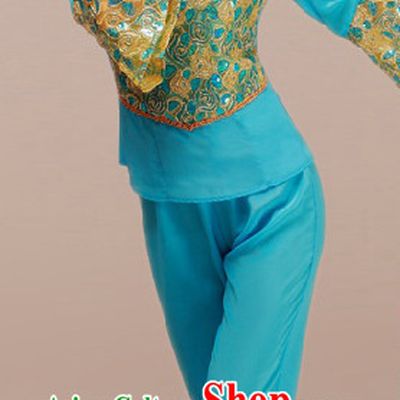 College Student Yangge Dancing Dresses for Women