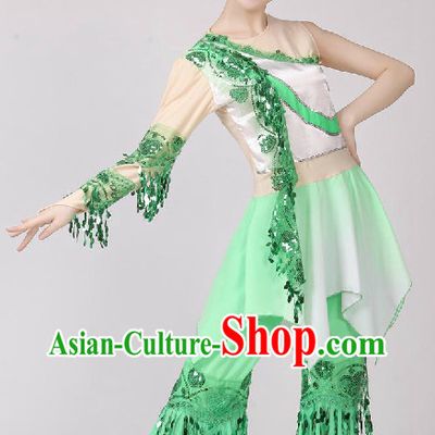 Chinese Fan Dancing Costume