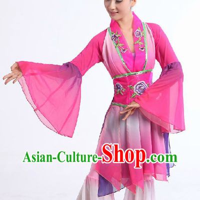 Chinese Classic Yangge Dancing Suit for Girls