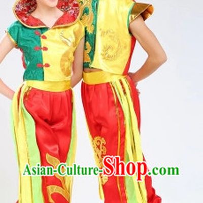 Stage Performance Dragon Dancer Suit for Men or Women