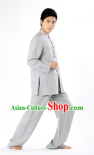 Traditional Deep Yoga Meditation Flax Clothing Complete Set