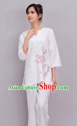 Top Yoga Meditation Flax Suit Complete Set