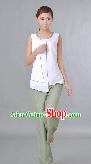 Top Comfortable East Widsom Meditation Yoga Kung Fu Uniforms for Women