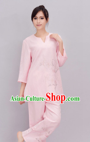 Professional Flax Yoga Meditation Tea-making Kung Fu Practice Outfit Complete Set