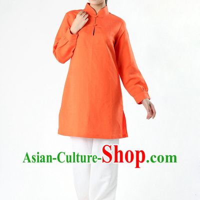 Top Comfortable Mandarin Collar Meditation Yoga Tea-making Kung Fu Master Dresses Complete Set