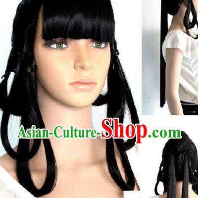 Ancient Chinese Style Long Black Wig for Women