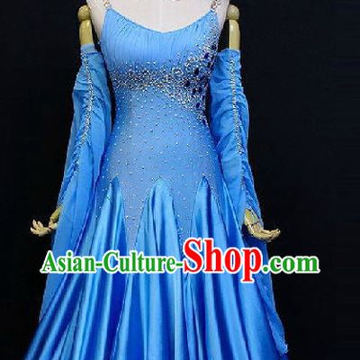 Professional Custom Made Waltz Competition Costumes