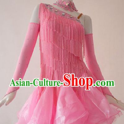 Competition Quality Ballroom Fringe Dancing Outfit for Women