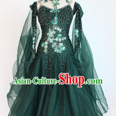 Special Custom Made Ballroom Dancing Long Skirt for Women