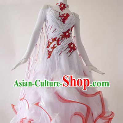 Special Custom Make Waltz Dancing Competition Costume for Women