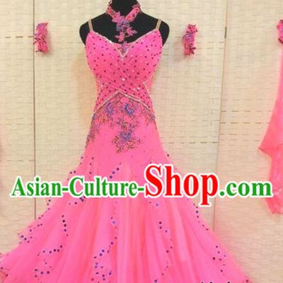 Professional Custom Dance Skirt Modern Dancing Ballroom Waltz Dress Competition Costumes