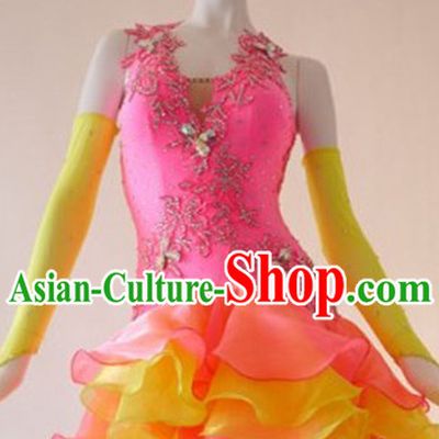 Professional Cha-cha Competition Dancewear for Women