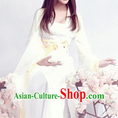 Pure White Classical Dancing Costumes