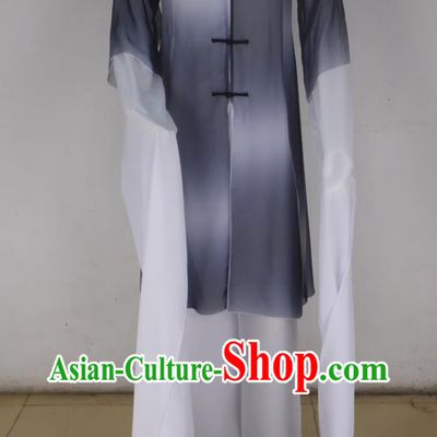 Traditional Chinese Mandarin Classical Dancing Clothes with Two Long Sleeves