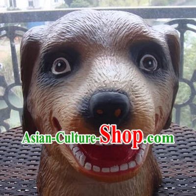 Stage Performance Dog Head Mask