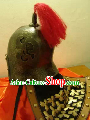 Stage Performance Chinese Ancient Knight General Helmet Hat