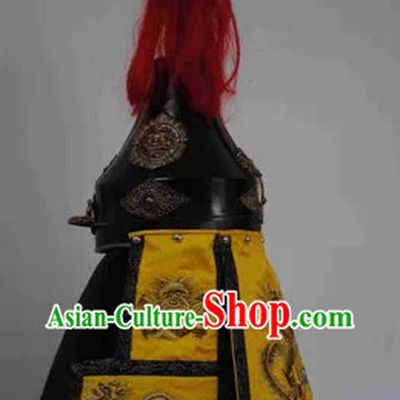 Qing Dynasty Qian Long Emperor Haunting Armor Helmet