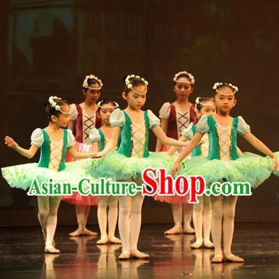 Traditional Chinese Ball Gown Skirt for Kids