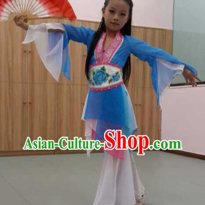 New Design Classical Dancing Costumes and Headdress Complete Set for Kids