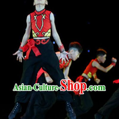 Traditional Chinese Mandarin Stage Performance Dresses for Men