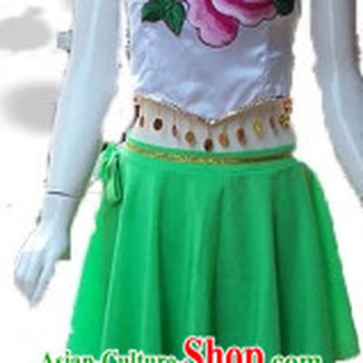 Traditional Fan Dancing Suit for Kids