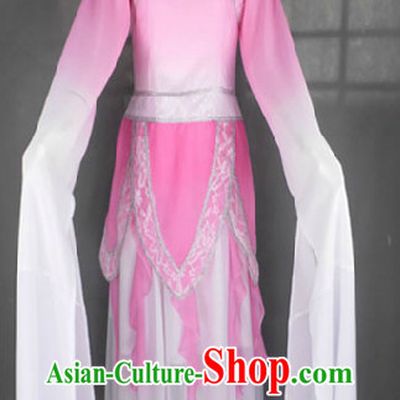 Pink Tao Yao Classic Dance Costumes with Long Sleeves