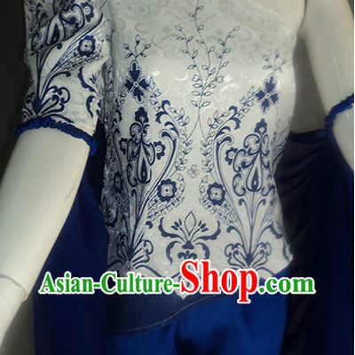 Traditional Chinese Water Drum Player Costumes for Women