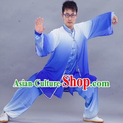 Traditional Silk Kung Fu Uniform and Cape