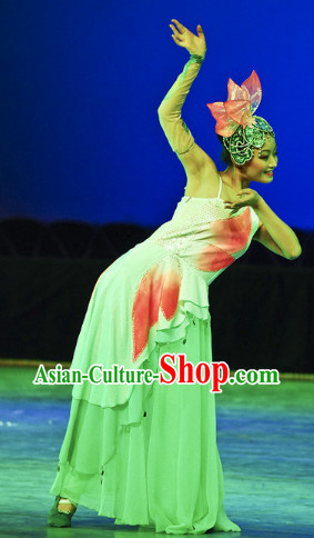 Chinese Classic Lotus Dance Costume for Women