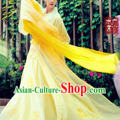 Ancient Chinese Beauty Hanfu Clothes Complete Set