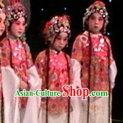 Ancient Chinese Heroine Mu Guiying Dakao Costumes Flags and Hat