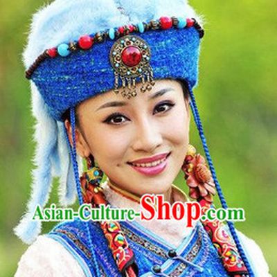Traditional Mongolian Minority Princess Hat