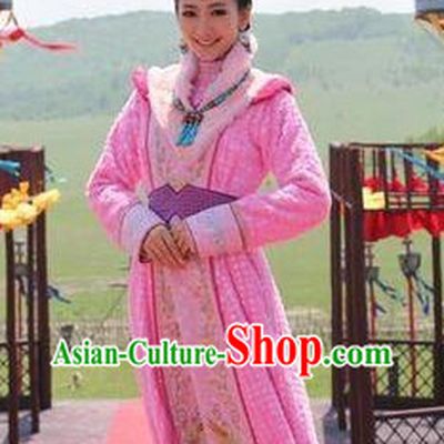 Hua Mulan Legend Mongolian Tribe Princess Clothes Complete Set for Women