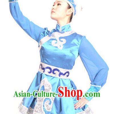 China Mongolian Suit and Headwear for Women
