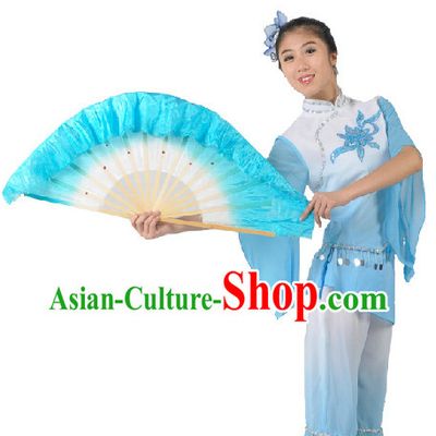 Traditional Yangge Dancing Costumes and Fan for Women