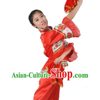 professional Fan Dance Team Costumes for Girls