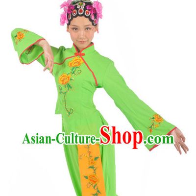 Professional Stage Performance Fan Dance Wear