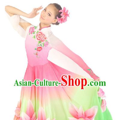 Professional Stage Performance Flower Dance Costumes Suit for Women