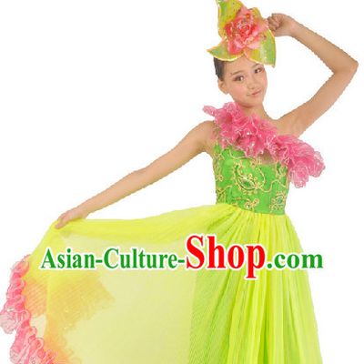 Top Adult Dance Costumes Flower Shape