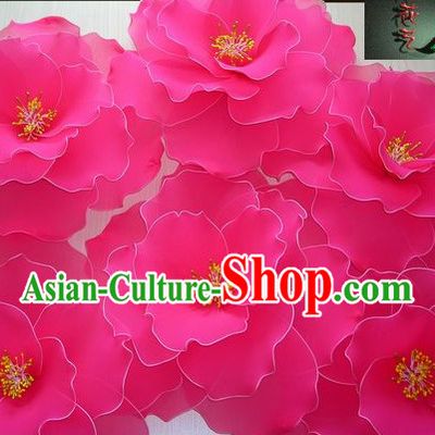 Big Handmade Peony Dance Props Decorations