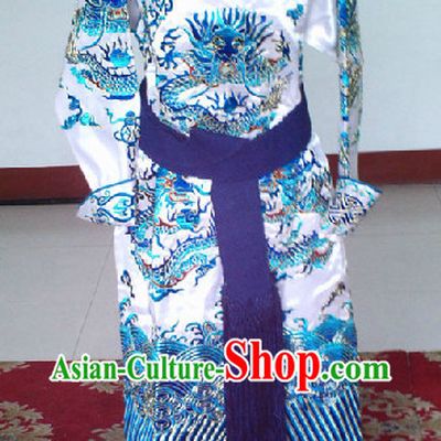 Beijing Opera Dragon Embroidery Suit for Men