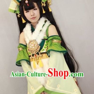 Gu Jian Qi Tan Lengend of the Ancient Sword Internet Games Swordwoman Costumes Complete Set