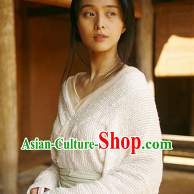 Chinese Classical White Han Dress Complete Set