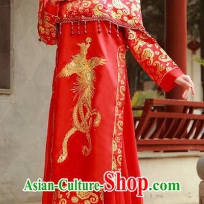 Chinese Red Wedding Dresses for Women