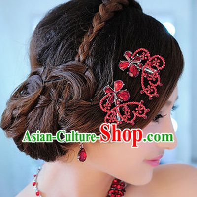 Romantic Red Hair Accessories