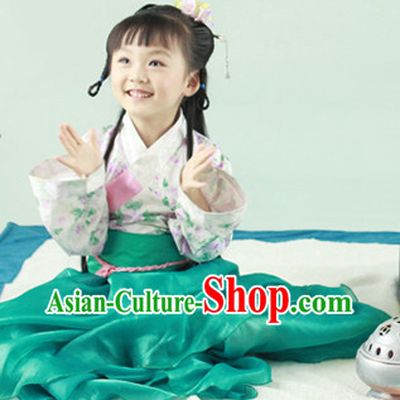 Chinese Traditional Hanfu Costume for Kids