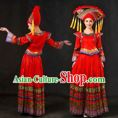Clothing and Ornaments of Zhuang Group in China
